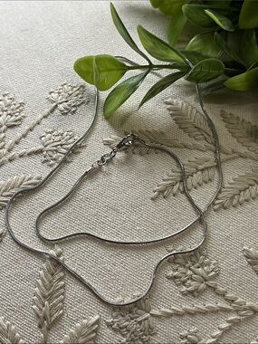 Sterling Snake Chain 20” Necklace 
 New with Tags 925 Silver Jewelry